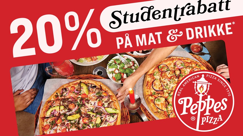 Student discount at Peppes Pizza
